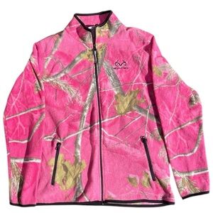 Realtree Pink and Black Camo Fleece